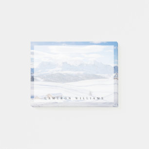 Ice & Snow Snowscape European Alps, Italy Post-it Notes