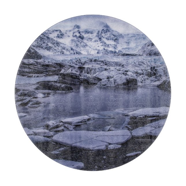 Ice & Snow | Sólheimajökull Glacier, Iceland Cutting Board (Front)