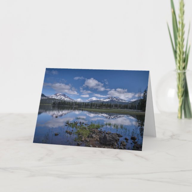Ice & Snow | Sparks Lake, Oregon Card (Front)