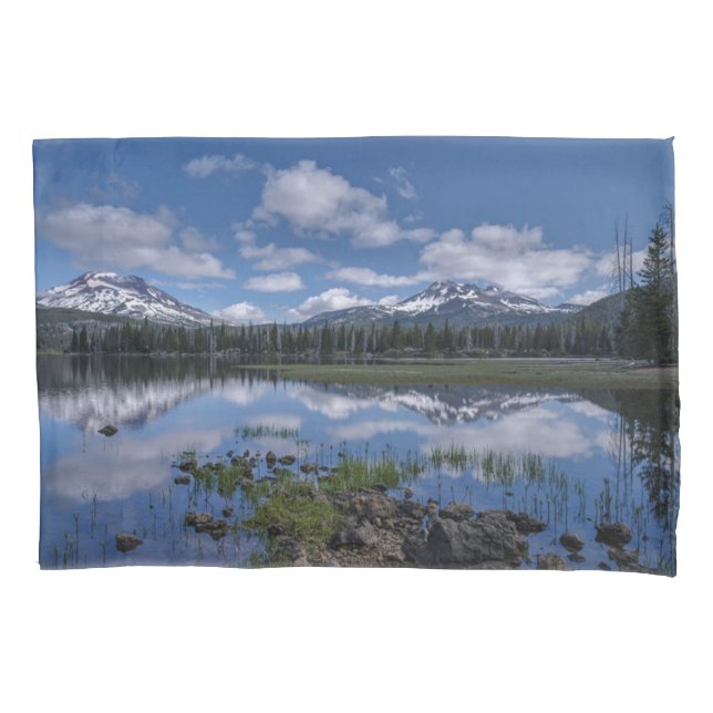 Ice & Snow | Sparks Lake, Oregon Pillowcase (Front)