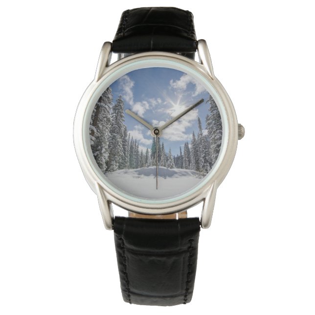 Ice & Snow | Sunrise Winter Snow Alberta, Canada Watch (Front)