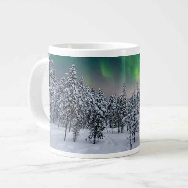 Ice & Snow | Winter Landscape, Finland Large Coffee Mug (Front Left)