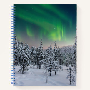 Ice & Snow Winter Landscape, Finland Notebook