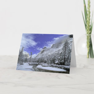 Ice & Snow Yosemite National Park Card