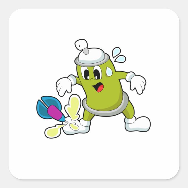 Ice spray Darts Dart Square Sticker (Front)