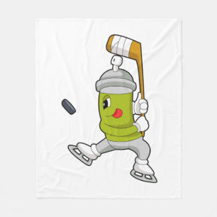 Ice spray Ice hockey Ice hockey stick Fleece Blanket