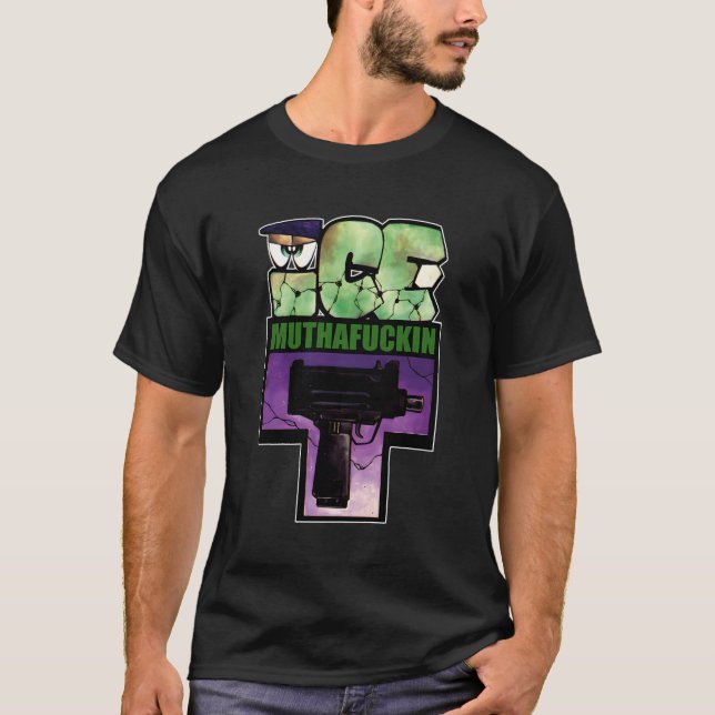 Ice T - Uzi T-Shirt (Front)