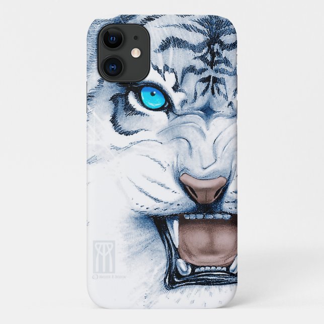 Ice Tiger Face Case-Mate iPhone Case (Back)