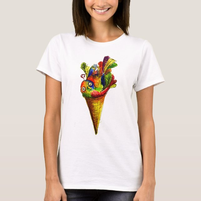 Ice Tweet Cone T-Shirt (Front)