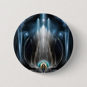 Ice Vision Of The Imperial View Digital Art 6 Cm Round Badge