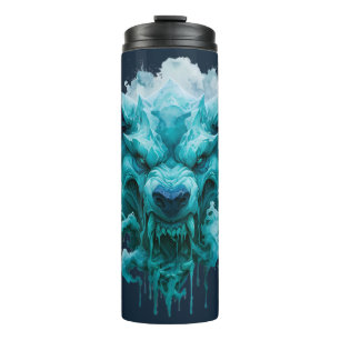 Ice Wolf Travel Tumbler