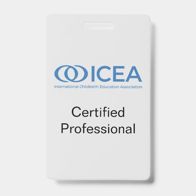ICEA Badge ID Badge (Front)