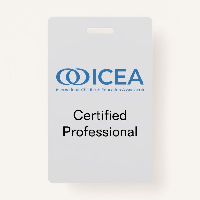 ICEA Badge ID Badge (Front)