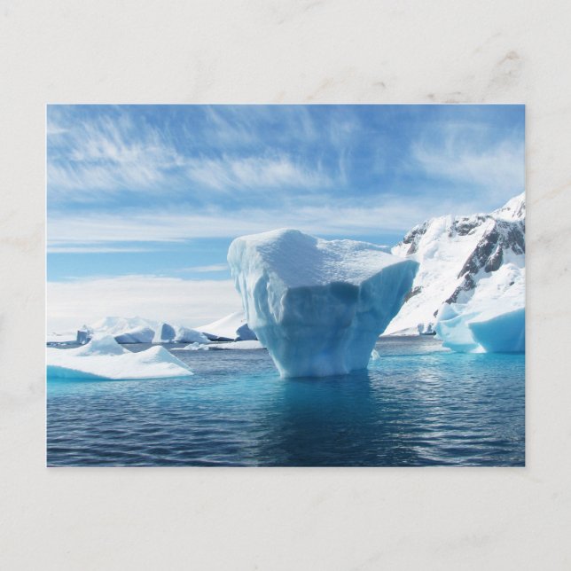 Iceberg Antarctica nature scenery Postcard (Front)