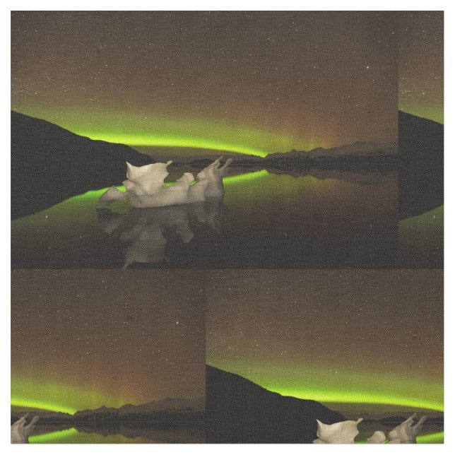 Iceberg Aurora Fabric (Close Up)