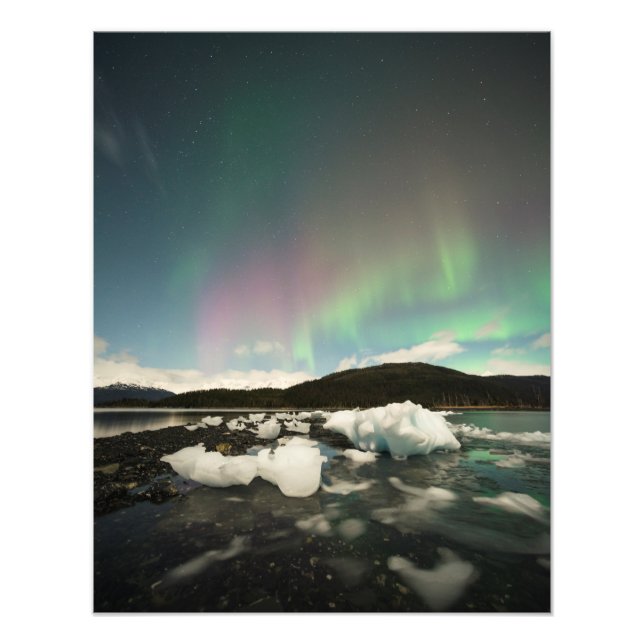 Iceberg Aurora Photo Print (Front)