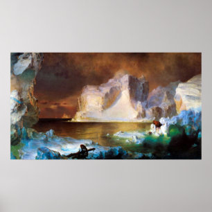 Iceberg by Frederic Edwin Church Poster
