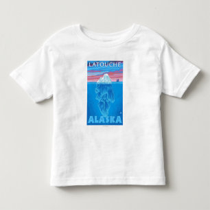 Iceberg Cross-Section - Latouche, Alaska Toddler T-Shirt