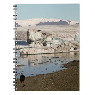 Iceberg formations spiral notebook