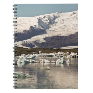 Iceberg formations spiral notebook