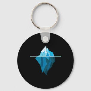 Iceberg Inspirational Earth Day For Nature Lovers  Key Ring