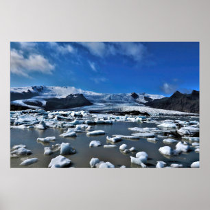 Iceberg Lagoon Poster