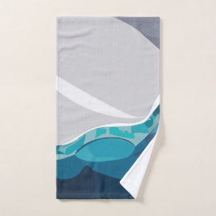 Iceberg Ocean Landscape  Hand Towel