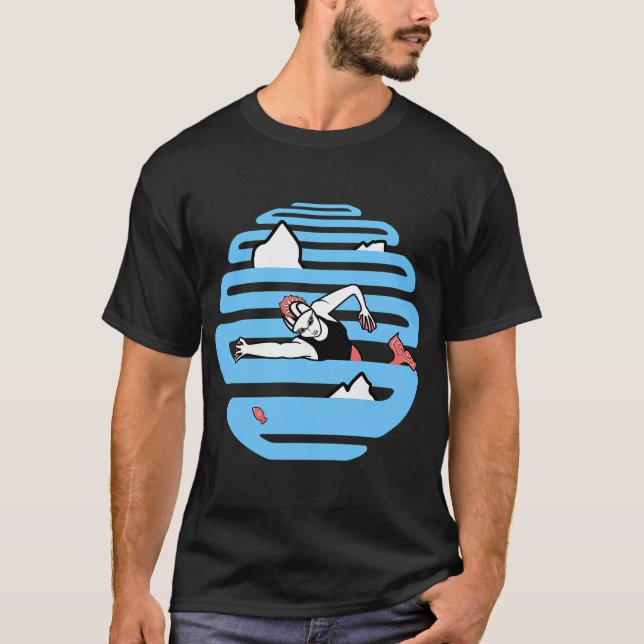 Iceberger Mermaid T-Shirt (Front)