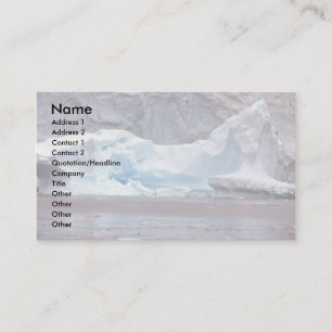 Icebergs, Antarctica Business Card