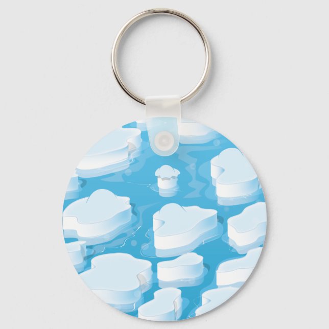 Icebergs Key Ring (Front)