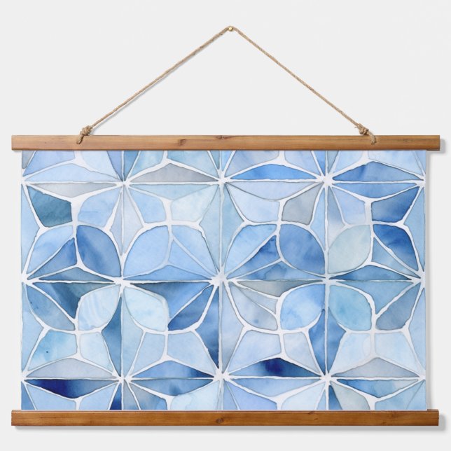 Icebound Fantasy Realm Winter Hanging Tapestry (Front)
