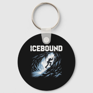 Icebound Ice Climbing Cave Adventure Mountaineerin Key Ring