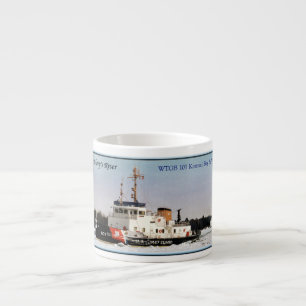 Icebreaking St. Marys River espresso mug