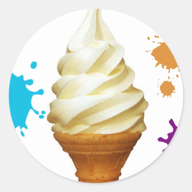icecream cone sticker (Front)
