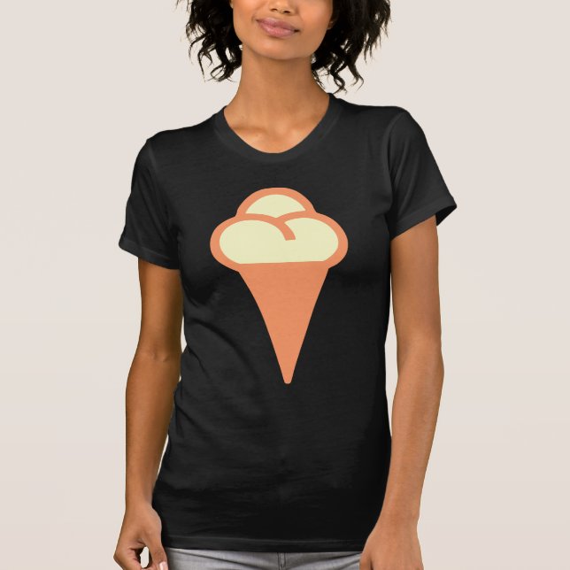 Icecream Cone Symbol T-Shirt (Front)