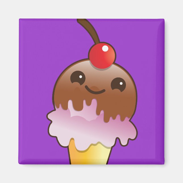 icecream creamery yum! magnet (Front)