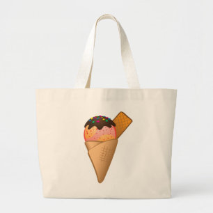 Icecream Large Tote Bag