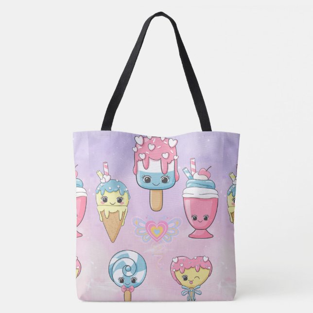 icecream tote bag (Back)