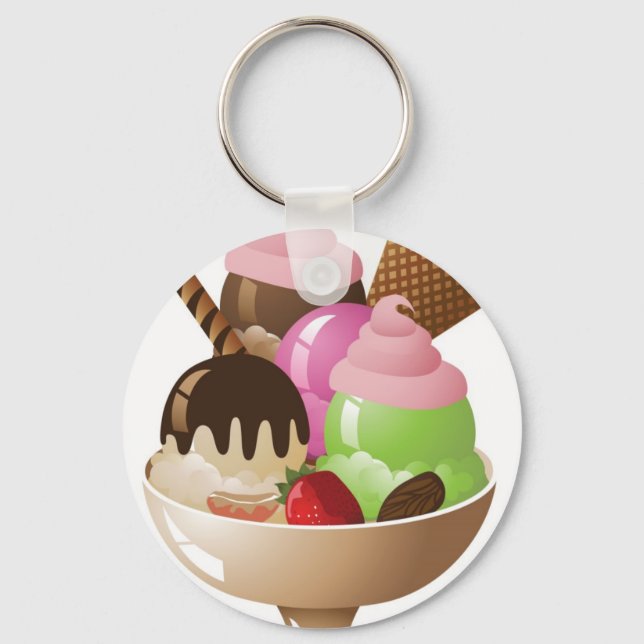 IceCreamSundae Key Ring (Front)
