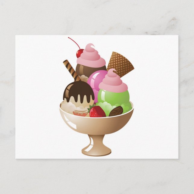 IceCreamSundae Postcard (Front)