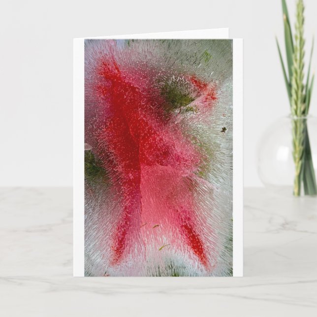 Iced Blossoms,  Card (Front)