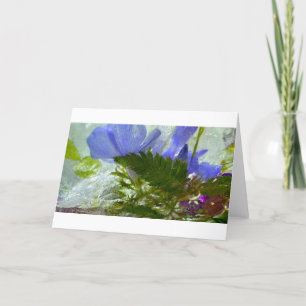 Iced Blossoms, Card