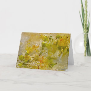 Iced Blossoms, Card