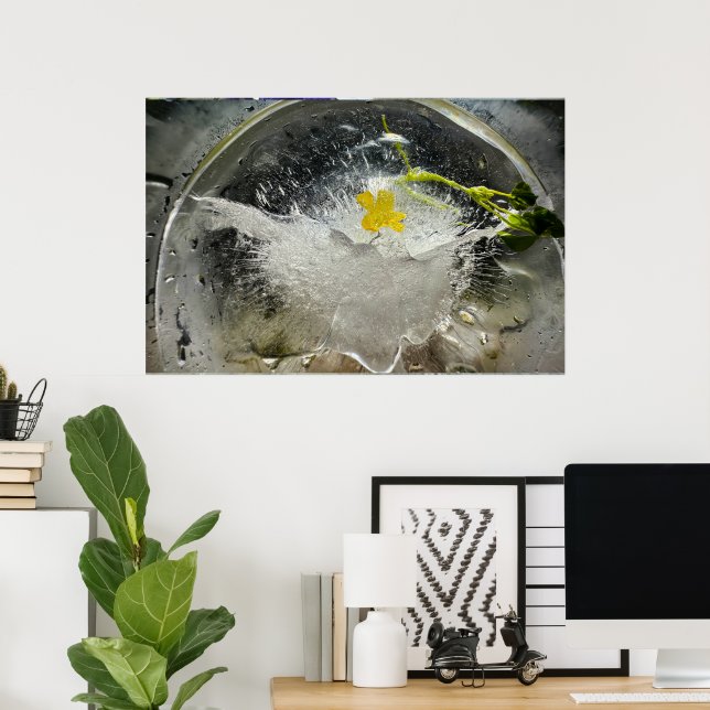 Iced Blossoms,  Poster (Home Office)