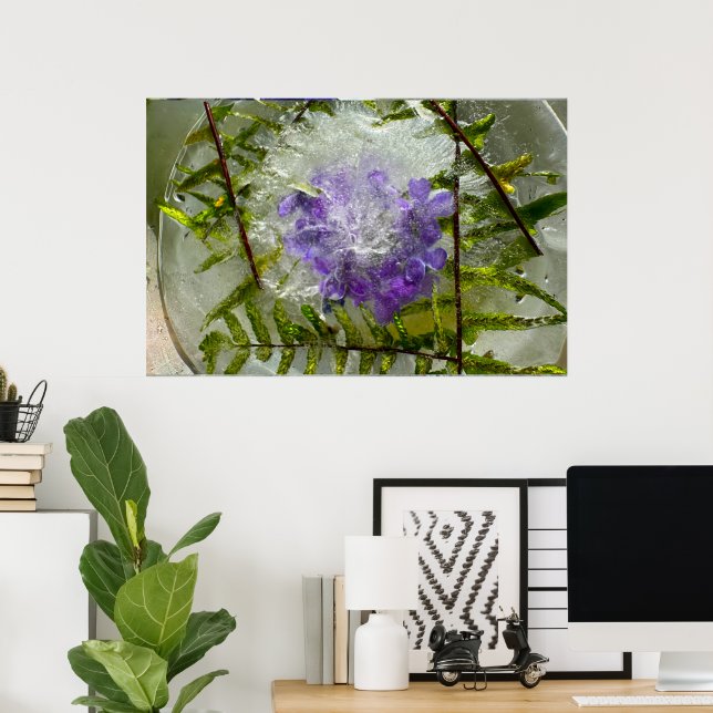 Iced Blossoms,  Poster (Home Office)