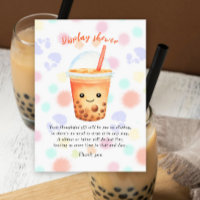 Iced Bubble Tea Baby shower Display shower
