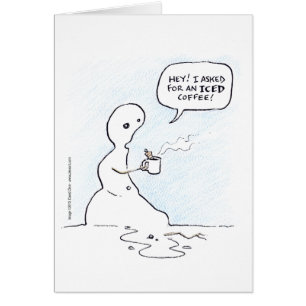 iced coffee card