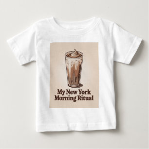 Iced Coffee & City Chaos New York City Baby T-Shirt