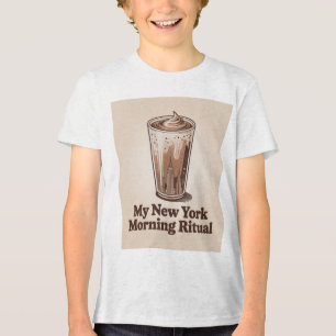 Iced Coffee & City Chaos New York City Tri-Blend Shirt