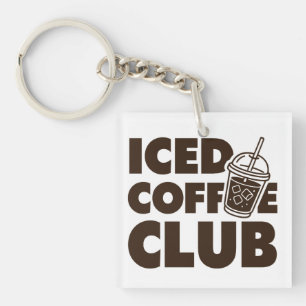 Iced Coffee Club Key Ring